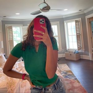 Green shirt